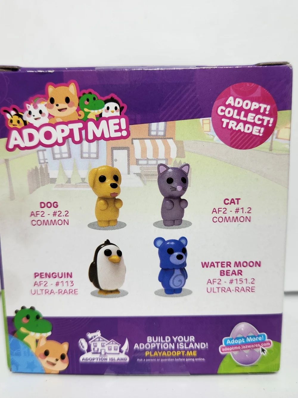 Jazwares Adopt Me! Purple Cat Figurine Collectible Metal Die-Cast Toy With Code